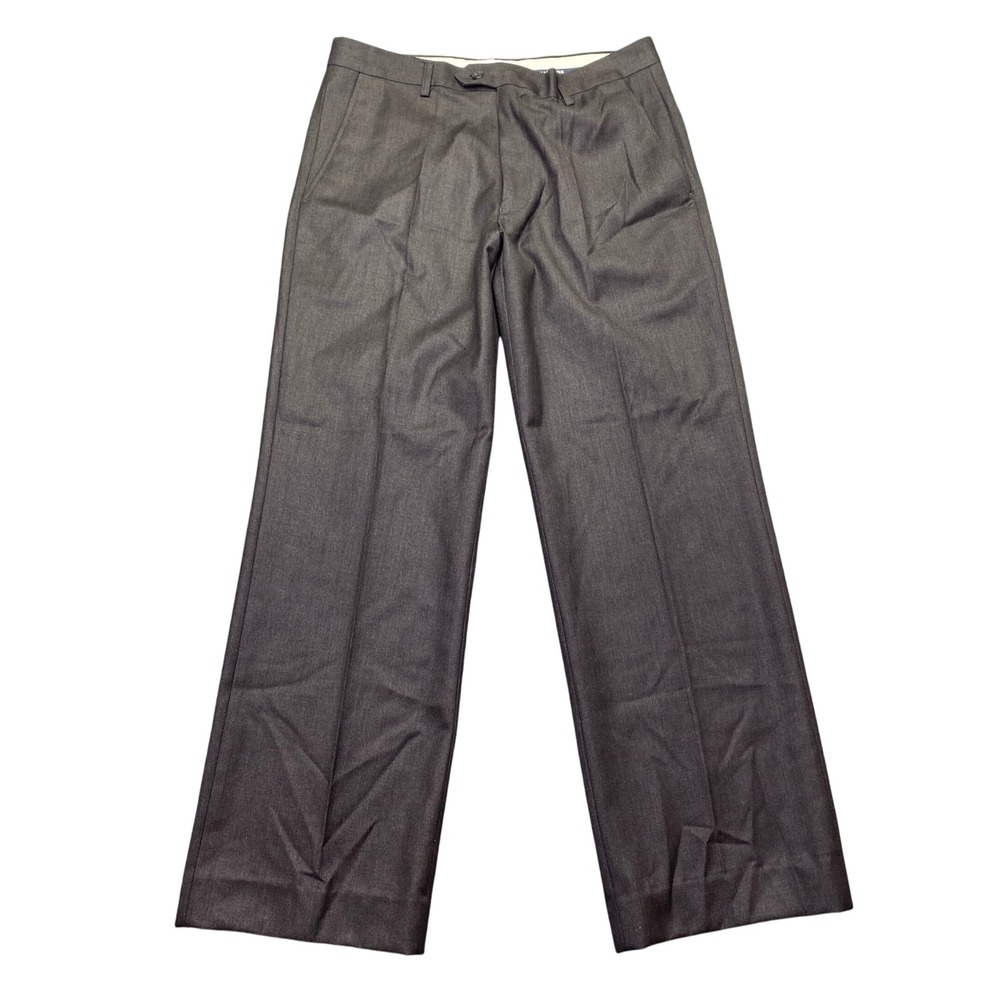 Gianni Versace Classic V2 Mens Wool Blend Dress Pants Brown Size 32 Italy Preppy